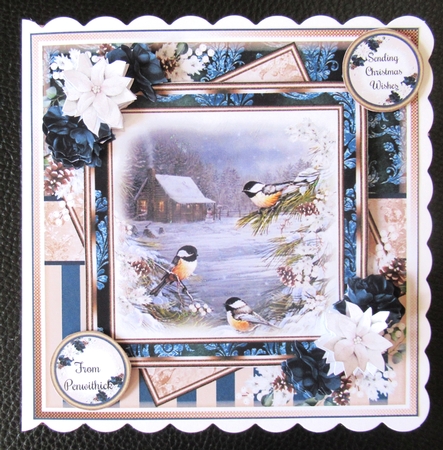 Natures Winter Wonderland 04 Mini Page Kit by Davina Rundle