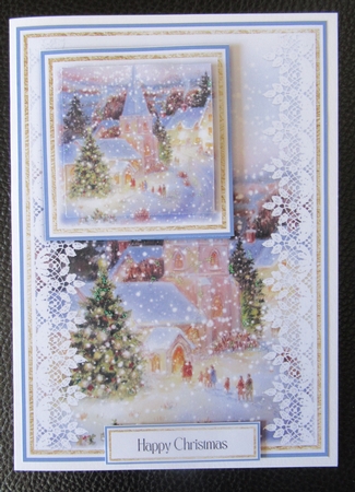 Christmas Midnight Mass 7x5 Mini Kit by Davina Rundle