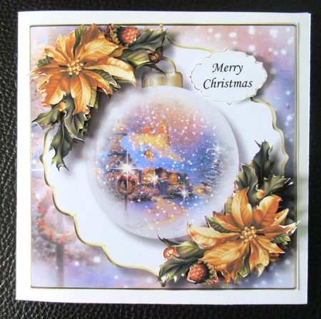The Christmas Cottage Bauble 2 by Davina Rundle
