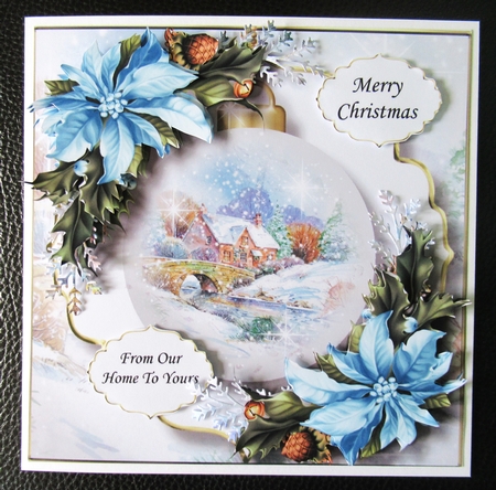 The Christmas Cottage Bauble 3 by Davina Rundle