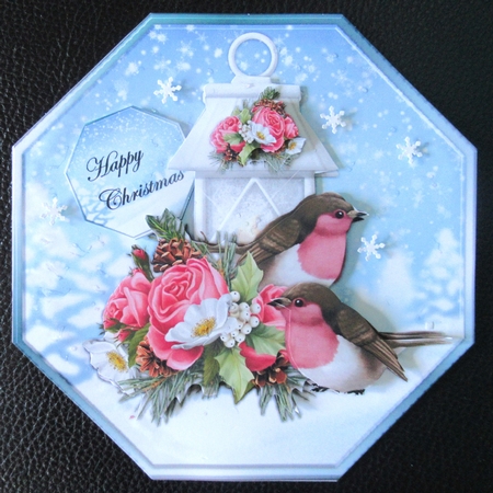  Christmas Lantern Iin White  Mini Kit by Davina Rundle