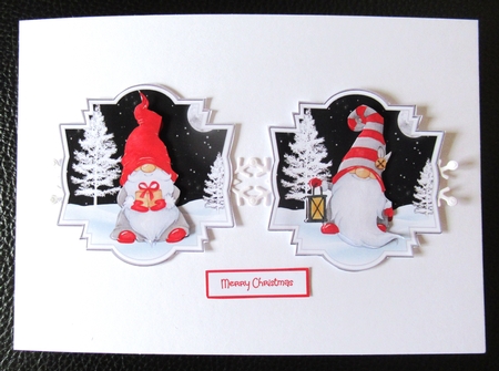 Christmas gnomes toppers by Davina Rundle
