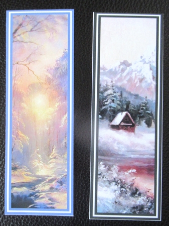 Winter Scene Bookmarks Sheet 8 by Davina Rundle