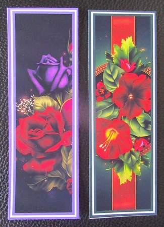Beautiful Floral Bookmarks Sheet 12 by Davina Rundle