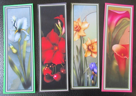 Gorgeous Floral Bookmarks Sheet 8 by Davina Rundle