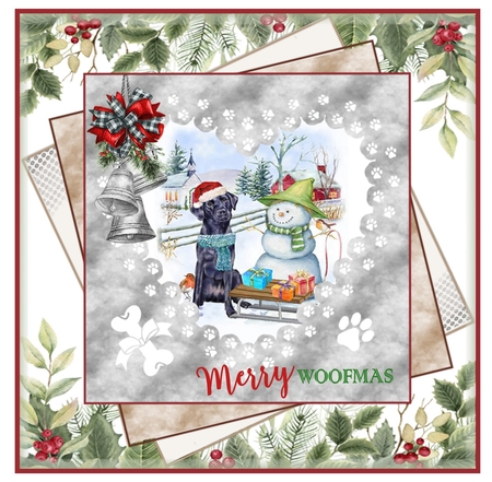 Merry Woofmas Mini Page Kit  by Davina Rundle