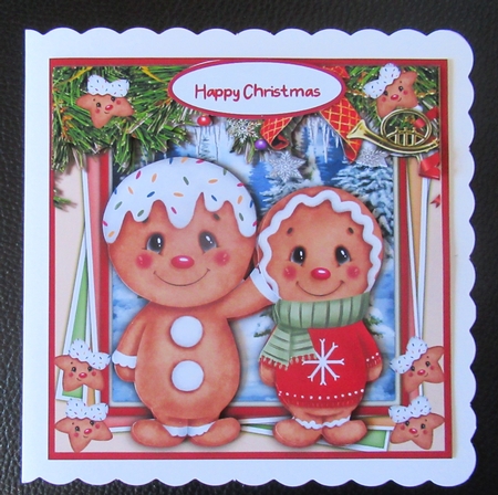 7x7 Ginger Bread Christmas  by Davina Rundle