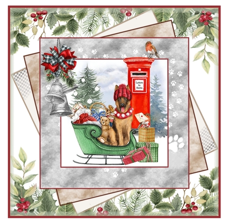 A Pawfect Christmas 04 Mini Page Kit by Davina Rundle