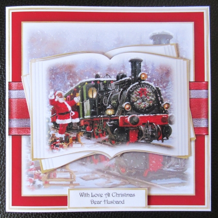Santa Express Train Open Book 2 by Davina Rundle