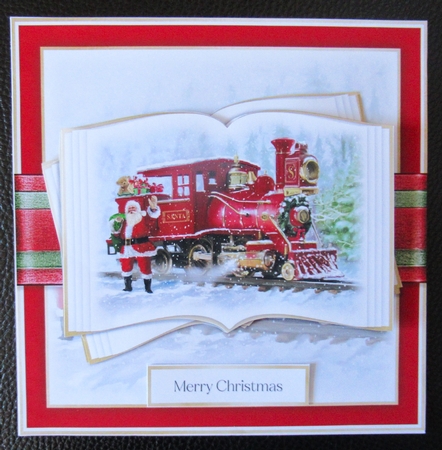 Santa Express Train Open Book 3 by Davina Rundle