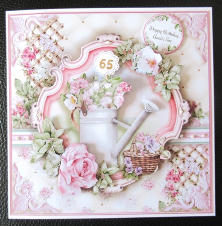 The Rose Covered Watering Can by Davina Rundle