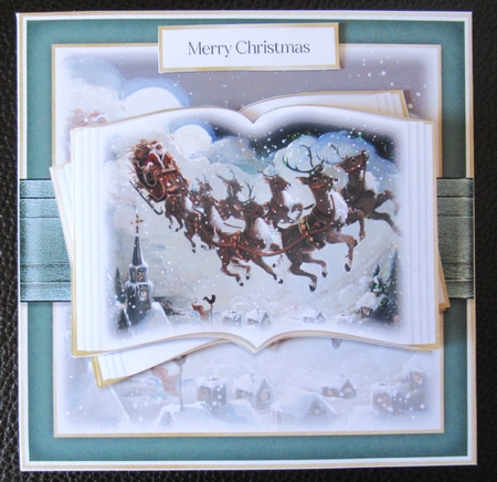 Santa and His Reindeer Open Book 1 by Davina Rundle