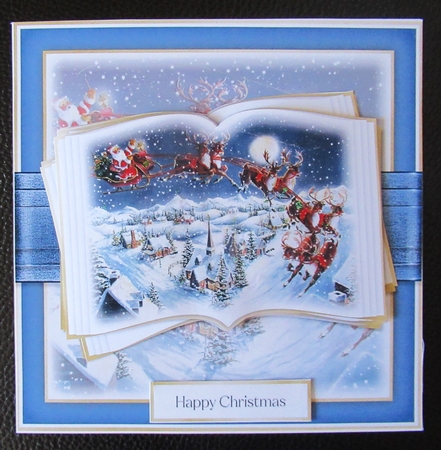 Santa and His Reindeer Open Book 2 by Davina Rundle