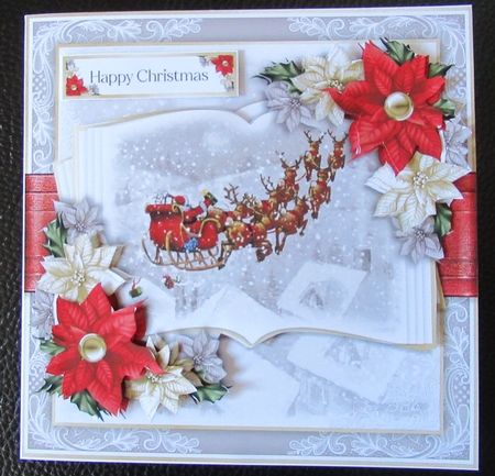 Santa and His Reindeer Open Book 3 by Davina Rundle