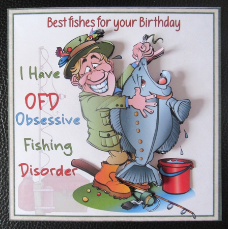 8x8 Birthday fishes mini kit by Davina Rundle