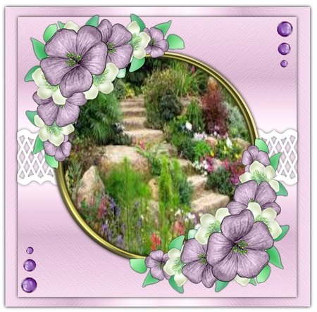 7x7 Mini Kit , Steps In The Garden by Davina Rundle