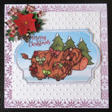 CHRISTMAS COWS GIFT TAGS - SET OF 5 by Davina Rundle