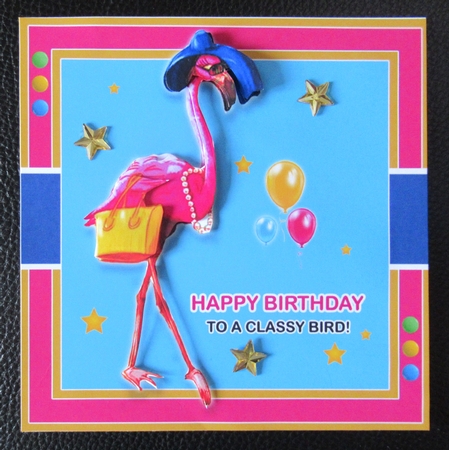 Classy Bird Birthday by Davina Rundle