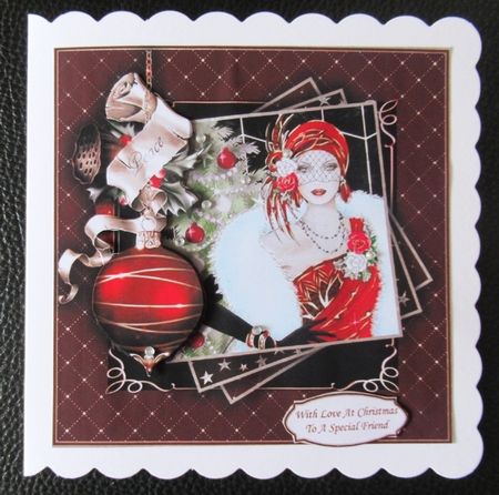 Glam Deco Christmas 2 Mini Kit #4   by Davina Rundle