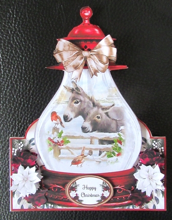 Robin Christmas Lantern 04 Shaped Mini Page Kit  by Davina Rundle