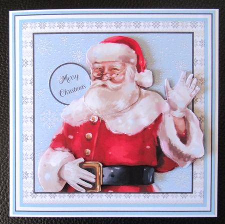 SANTA CLAUS 6X6 by Davina Rundle