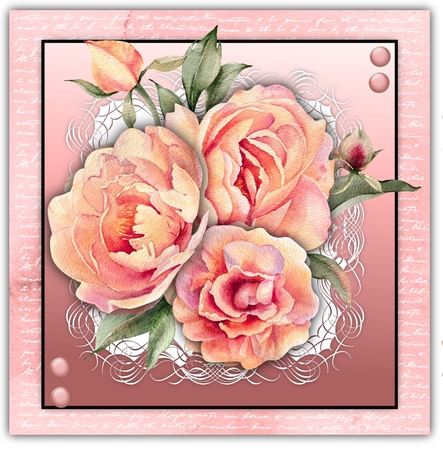 8x8 Mini Kit, Blush Rose Delight by Davina Rundle