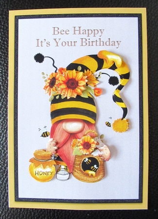 Bee Happy Gnome  by Davina Rundle