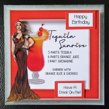 Cocktail Recipes - Tequila Sunrise by Davina Rundle