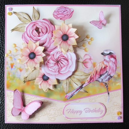 Garden Sunrise - Decoupage Card Mini Kit by Davina Rundle