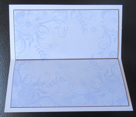 Floral & butterfly dl Blank Insert 1 by Davina Rundle
