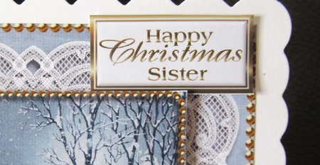x27 Gold Christmas Sentiments  by Davina Rundle