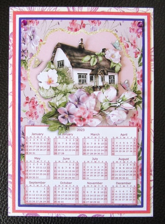 English Country  Garden - Calendar 2023 by Davina Rundle