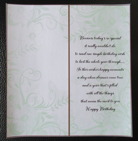 Floral & butterfly 15 x Standard size dl Inserts Kit 1 by Davina Rundle