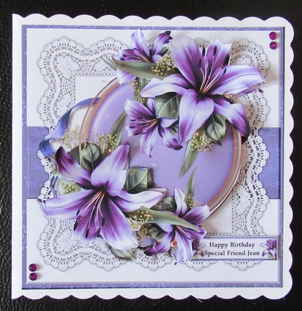 Lovely Lilac Lilies Mini Kit by Davina Rundle