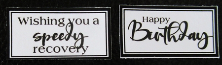 x30 Male Everyday Sentiments in Black  by Davina Rundle