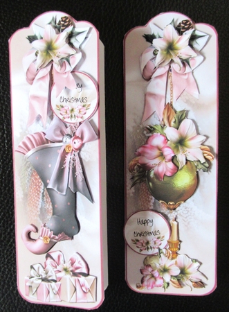 Festive Folding Bookmarks 06 Mini Page Kit by Davina Rundle