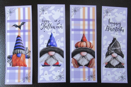 Halloween/Birthday 4 x Bookmarks 3 by Davina Rundle