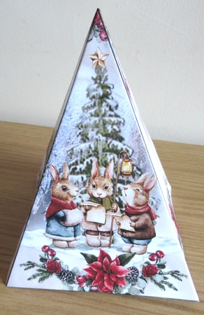 Cute Christmas Animals 04 Pyramid Shaped Mini Page Kit by Davina Rundle