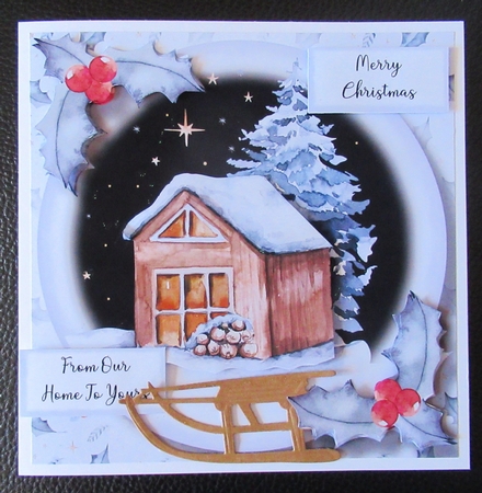 Soft Christmas - Winter Cabin by Davina Rundle