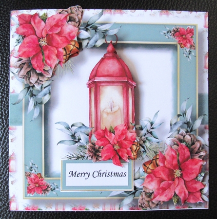 Gorgeous Christmas Lantern In Red by Davina Rundle