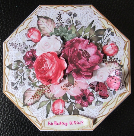 8x8 Mini Kit Octagon Champagne Vines by Davina Rundle