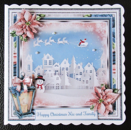Papercut Christmas Scene 03 Mini Page Kit by Davina Rundle