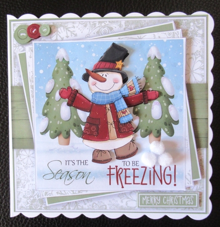 Season to be Freezing Snowman 1 by Davina Rundle