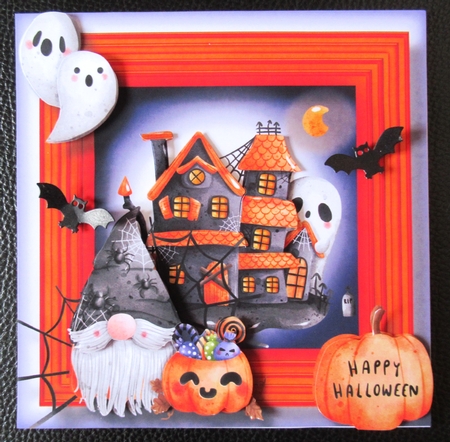 Halloween Gnome & Haunted House 2 by Davina Rundle