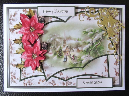 Christmas Eve A5 card by Davina Rundle