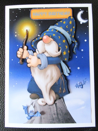 Halloween Wizard Gnome by Davina Rundle