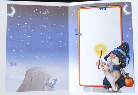 Halloween Wizard Gnome Insert by Davina Rundle