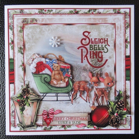 Sleigh Bells Ring Mini Page Kit by Davina Rundle