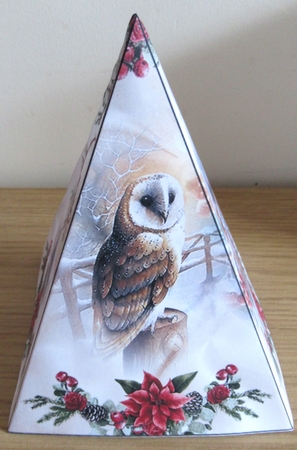 Winter Birds Pyramid Shaped Mini Page Kit by Davina Rundle