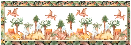 Landscape Lge DL - Dinosaurs by Davina Rundle